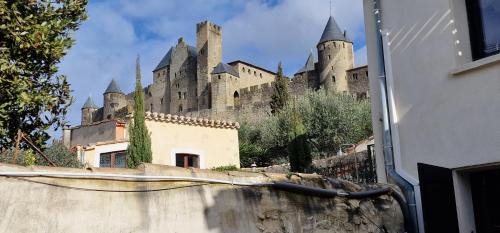 Carcassonne Apartment | Ma pierre à l'édifice, Face à la Cité vue sublime, studio avec terrasse