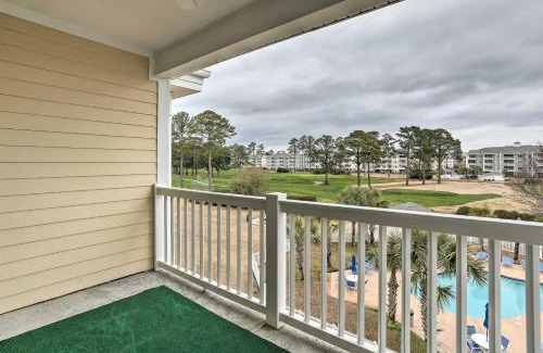 Central Myrtle Beach Apartment | Magnolia Pointe Condo on Golf Course!