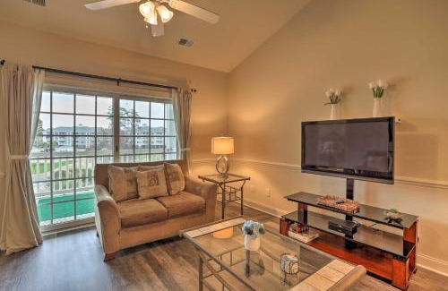 Central Myrtle Beach Apartment | Magnolia Pointe Condo on Golf Course!