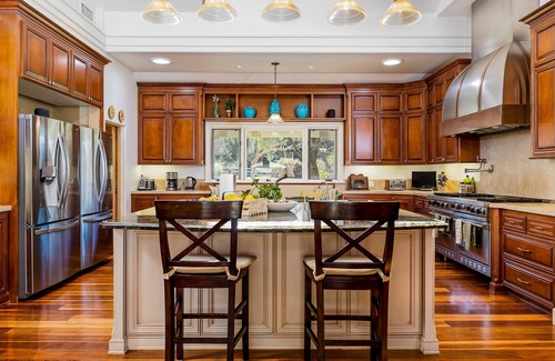 Ojai House | Mansion on 10-acre ranch with private resort-style pool, gym, & theater