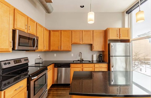 Mile Square Apartment | McOuat Place 3A - Luxury 1 Bed Downtown Indy Apartment Prime Location