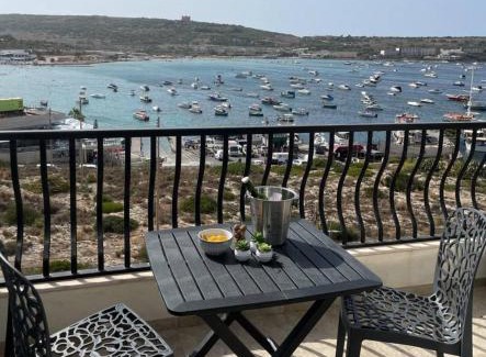 Għadira Apartment | Mellieha Seafront Penthouse By Homely