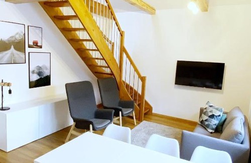 Rokytnice nad Jizerou Apartment | Mezonetový apartmán ve skandinávském stylu