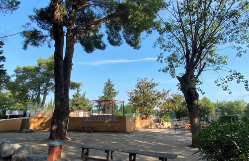 Villeneuve-les-Maguelone House | Mobil-home N'est flower - 6pers 3ch - Camping de l'Arnel