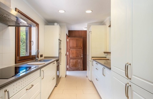 Binibequer Vell Villa | Modern Holiday Home "Bini Nura" with Sea View, Wi-Fi, Garden & Pool
