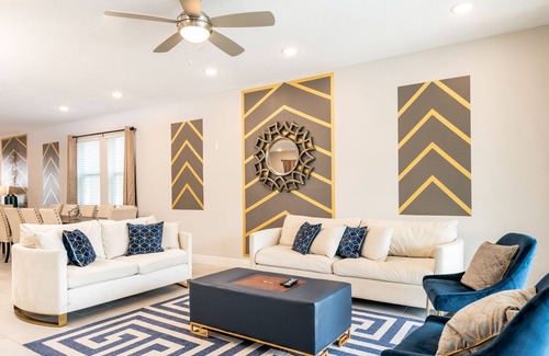Galilee House | Modern Home with Private Pool, Game Room and Theater near Disney with Hotel Amenities by Rentyl - 417S