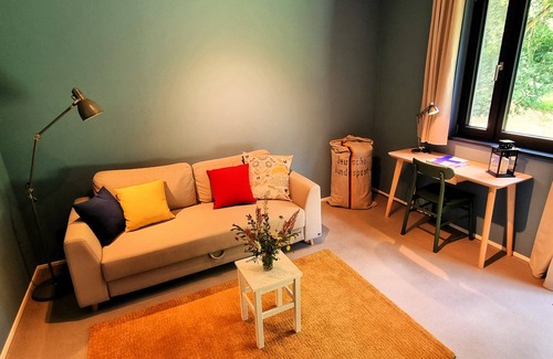 Postheim House | Modern house for 8 people with fireplace, roof terrace and sauna on Lake Lübbe.