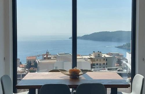 Becici Apartment | Modern Top Floor Sea View 3BR with Pools, Spa & Fitness