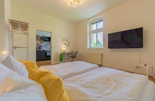 Cottbus Apartment | modernes Apartment - zentral, ruhig, Wlan, Netflix, Küche, Schreibtisch, Parkplatz, Waschtrockner