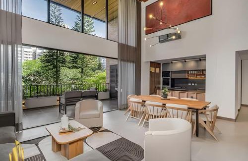 La Florida Apartment | Morph 302 - Apt moderno con techos altos, BBQ