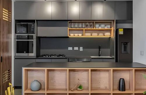 La Florida Apartment | Morph 302 - Apt moderno con techos altos, BBQ