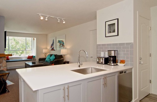 Village North Condo | MOUNTAIN VIEWS + VILLAGE LOCATION! Professionally Managed + Cleaned
