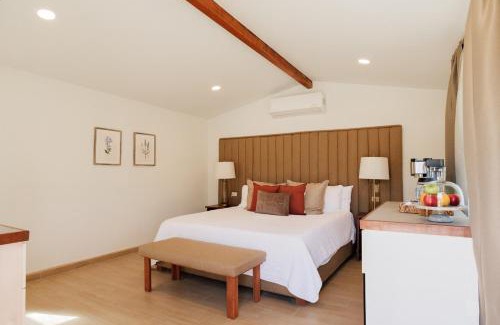 San Antonio de las Minas House | New Cabin with King Bed, AC and TV near Wineries at Monte Olmo