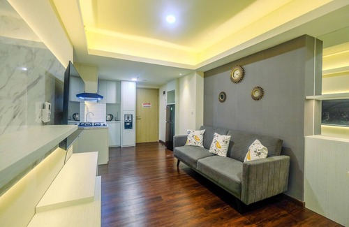 Cikarang Apartment | New Furnished and Minimalist 2BR + 1 Office Room at Meikarta Apartment