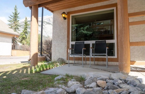 Banff Condo | NEW + Unique Wolf Condo | Hot Tub Access