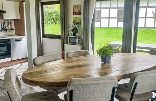 Feriendorf Frankenau House | Nice apartment in villa for 9 guests with WIFI, terrace and panoramic view
