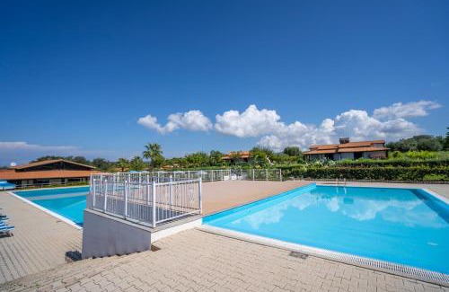 Ricadi Apartment | Ninea Panoramic Family Apartments - large pool with sea view