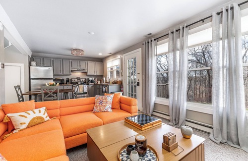 The Galena Territory House | Not-So-Tiny Tiny House with High-Speed Internet, 60-inch TV, Deck, and More!