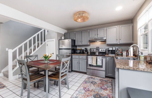 The Galena Territory House | Not-So-Tiny Tiny House with High-Speed Internet, 60-inch TV, Deck, and More!