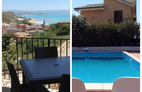 Realmonte Apartment | Nuovo Apt in Villa full optional con piscina e veranda vista mare a 500 mt dalla spiaggia della Scala