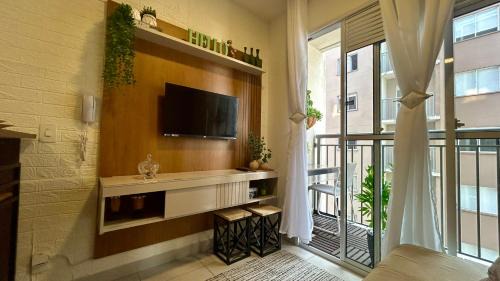 Panamby Apartment | O mais completo Studio com sacada prox Tokio Marine Hall
