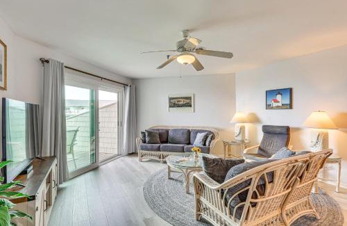 Long Beach Apartment | Oak Island Beachfront Condo with Community Pool