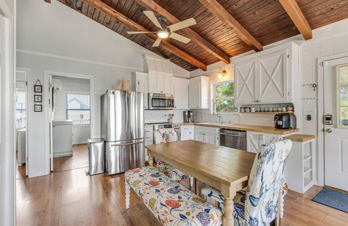 Oak Island House | Oak Island Escape-2nd Row, Pet-Friendly w/Ocean Views & Boat Ramp Nearby