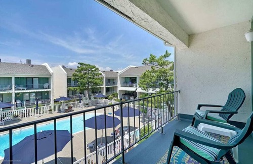 Ship Bottom Condo | Ocean Block! Heated Pool! Resort Style Living, Updated, Best Location