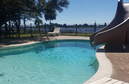 Ocean Isle Beach House | Ocean Isle Beach Waterfront home w/Pool & Elevator