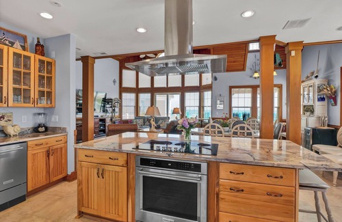 Village of Stump Sound House | OceanFront 7-Bdrm. Elevator Pool Tennis Volleyball HotTub Dog Friendly