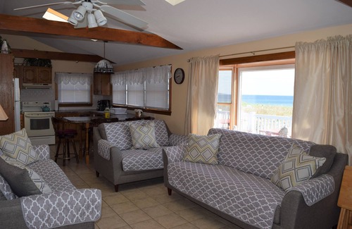 Sagamore Beach Cottage | Oceanfront Cape Cod Home on Private Beach Just Steps to the Ocean w/AC