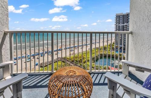 Arcadian Shores Apartment | Oceanfront Heated Indoor Pool Hot Tub King Bed