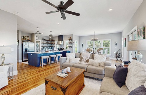 Edisto Island House | Oceanview home in Edisto Beach, fire pit, & well-equipped kitchen