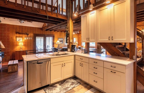 Ocracoke House | Ocra-cork: Dock, easy access to Pamlico Sound, rooftop deck, dogs allowed.