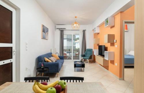 Kato Galatas Apartment | Orange Seaside Apartment