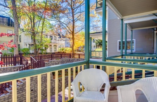 Chautauqua Condo | Originally built in Chautauqua Institution in 1890, the original St. Elmo Hotel building was torn down and rebuilt as a residential condominium. It now offers the convenience of an elevator