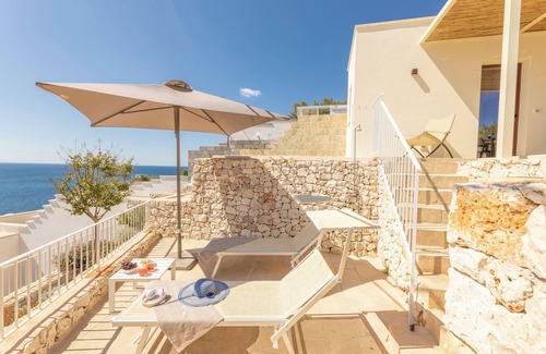 Marina di Marittima House | Pajara Marinaia - "Antica Liama salentina" with a private pool front of the sea