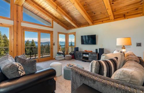 Talmont House | Panoramic Lake Tahoe Views, Dog Friendly, Pool Table, Near Alpine and Olympic Valley!