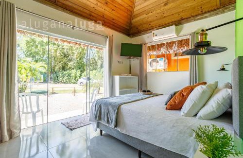 Vargem Pequena House | Parrot Cabin - Heated Pool & Gourmet Area