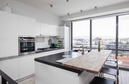 Gazi Apartment | Penthouse w 360 View of Athens and Gym