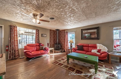 Ruidoso House | 'Permit to relax Granted!' with License to Chill with hot tub and detached Game Room.