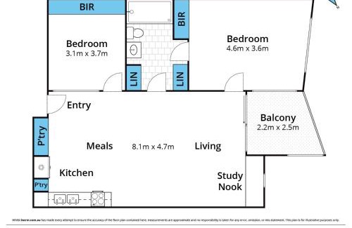 Geelong Apartment | Pier Point 404- Luxe on Geelong Waterfront, 2 BDRM