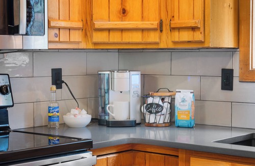 Spring Valley Cabin | Pikes Peak Colorado Modern Cabin Retreat: Hot Tub, Arcade, Trails, Peaceful