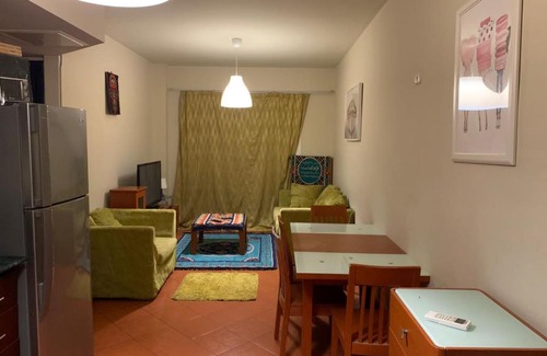 El Alamein Ski Chalet | Porto Golf Marina Aqua Park and pools View