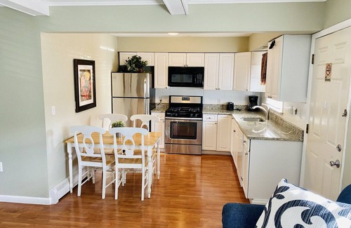 Ortley Beach House | PREMIER HOST-2BR SEASIDE PARK SUITE#3, One Short Block to Beach, Kit, Liv Room n
