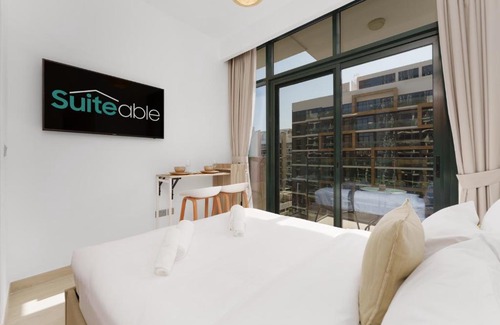 Nad Al Sheba Apartment | Premium Studio in Azizi Riviera