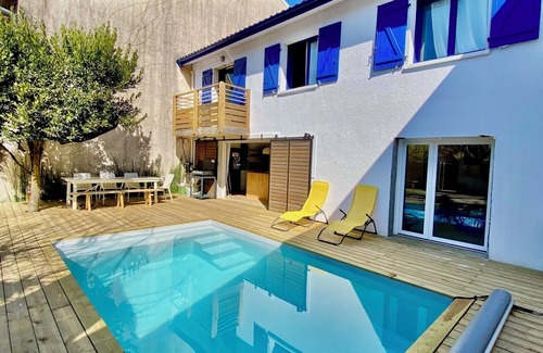 Saint-Vincent-de-Tyrosse House | Pretty house in the heart of the village - 150 m2 - Swimming pool - Beaches 10 km away - 6 pers.