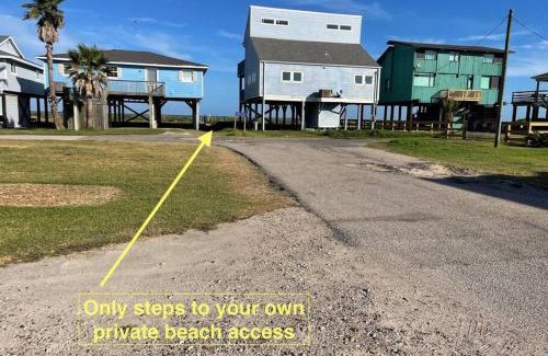 Surfside Beach House | Private beach access -360 Water Views - Upscale home - Second Row