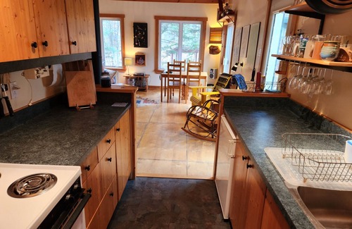 Vermontville Cabin | Private cabin in the Adirondack woods, with own waterfront on Loon Lake.