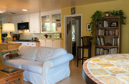 Valley Village House | Private Garden Home with Large Saltwater Pool, Serene Office, Fireplace etc.